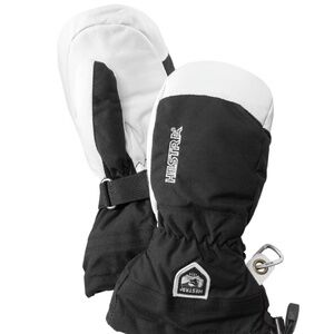 Hestra Heli Ski Junior Mitten - Kids Size 6 Black & White
